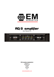 EM Acoustics AQ-3 User Manual