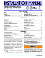 Johnson Controls Unitary Products GG8S*MP series Installation Manual