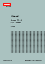 Simrad GS-15 Manual
