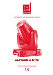 Red lightning Classe W 575 User Manual