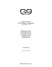 Global 9 G15l G212B Installation Manual