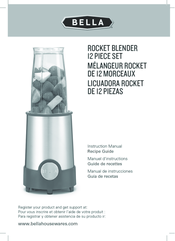 Bella Rocket blender Instruction Manual