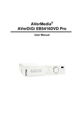 Avermedia AVerDiGi EB5416DVD Pro User Manual