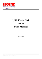 Legend USB Flash Disk User Manual
