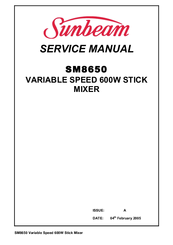 Sunbeam SM8650 Service Manual
