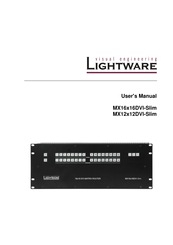 Lightware MX12x12DVI-Slim User Manual