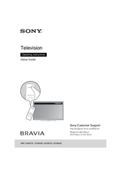 Sony Bravia XBR-65X905B Operating Instructions Manual
