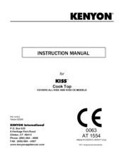 Kenyon KISS CE Series Instruction Manual