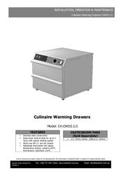Culinaire CH.CWD2.1/1 Installation & Operation Manual
