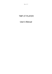 SDMC TMP-3T User Manual
