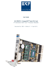 EKF SC2-PRESTO CompactPCI User Manual