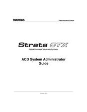 Toshiba Strata CTX ACD System Manual