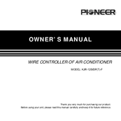 Pioneer KJR-12BP-F Owner's Manual