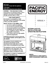 Pacific energy GEST.BODYA Operating Instructions Manual