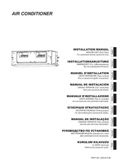 Fujitsu INDOOR UNIT Duct Type Installation Manual
