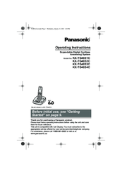 Panasonic KX-TG4031C Operating Instructions Manual