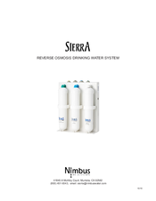 Nimbus Water Systems Sierra User Manual