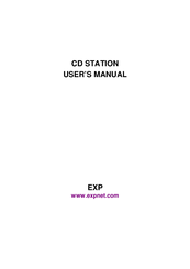 EXP Computer CD Station User Manual