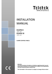 Teletek Electronics ECLIPSE 8 Installation Manual