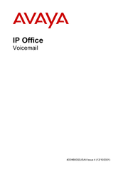 Avaya IP Office Voicemail User Manual