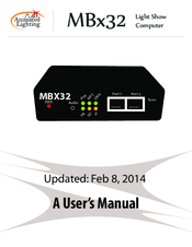Animated Lighting MBx32 User Manual