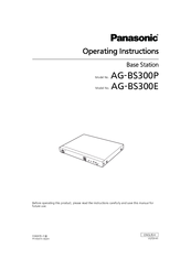 Panasonic AG-BS300E Operating Instructions Manual