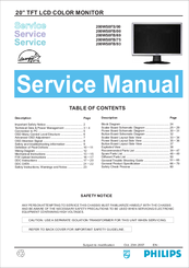 Philips 200WS8FB/00 Service Manual