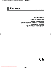 Sherwood CDC-5506 Operating Instructions Manual
