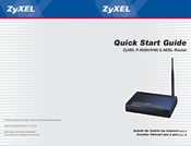 ZyXEL Communications P-662H-I Quick Start Manual