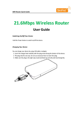 SknFnd 21.6Mbps Wireless Router User Manual