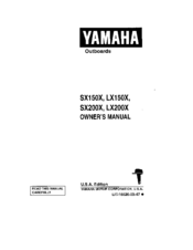 Yamaha lx200x Owner's Manual