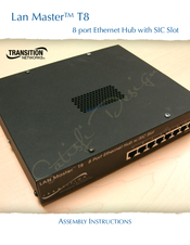 Transition Networks LANMaster T8 Assembly Instructions Manual