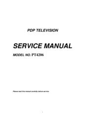 Changhong Electric PT4206 Service Manual