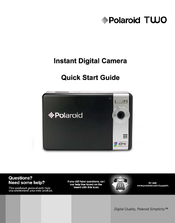 Polaroid Two Screen Portable DVD Player Quick Start Manual