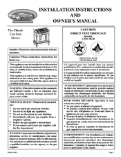 White Mountain Classic CIDV-30-20 Installation Instructions And Owner's Manual