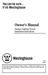 Westinghouse W-042 Owner's Manual