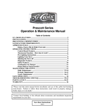 St. Croix Prescott Series Operation & Maintenance Manual
