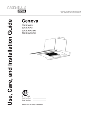 Essentials Genova ZGE-E30AS290 Use, Care And Installation Manual