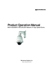 Microseven Systems MSH-HSD080W-18X Product Operation Manual