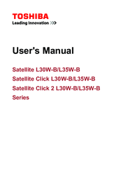 Toshiba Satellite Click 2 L30W-B User Manual