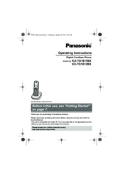 Panasonic KX-TG1611SA Operating Instructions Manual