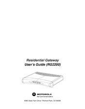 Motorola RG2200 User Manual