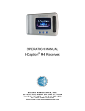 Sound Associates I-Caption R4 Operation Manual