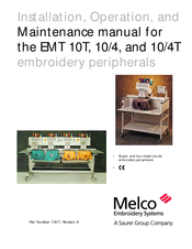 Melco EMT 10T Installation, Operation And Maintenance Manual