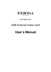Sewell SW-USBDVI-HR User Manual