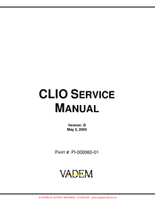 Vadem Clio Service Manual