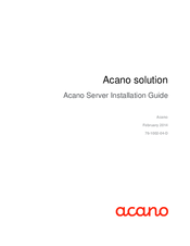 Acano Solution Installation Manual