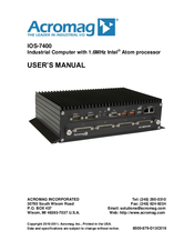Acromag IOS-7400 User Manual
