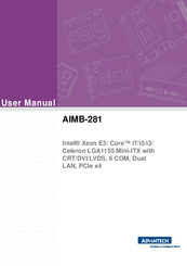 Advantech AIMB-281 User Manual