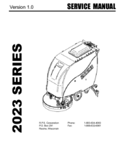 R.P.S. Corporation 2023 Series Service Manual